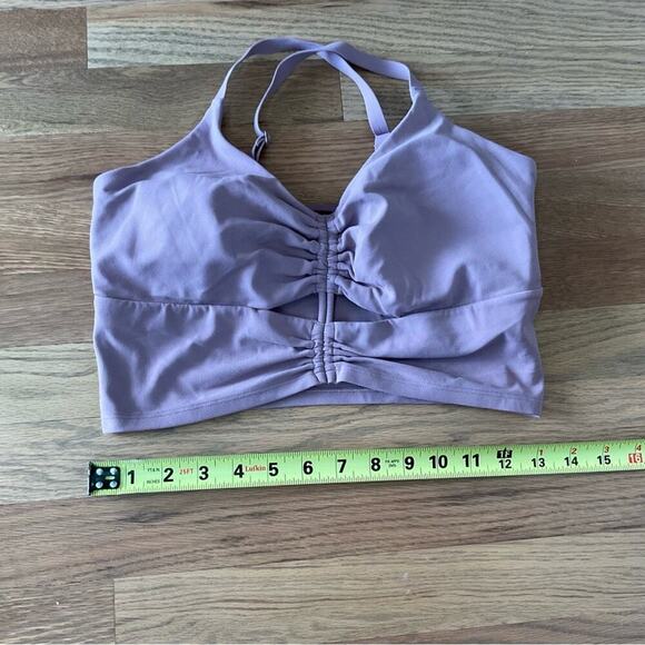 Athleta Women’s Cinch Longline Bra. Flora Pink Size Small - Picture 3 of 8